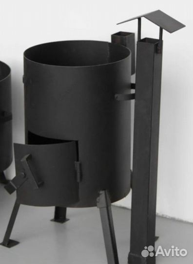 Печь 3 мм для казана чугунного 12л с трубой