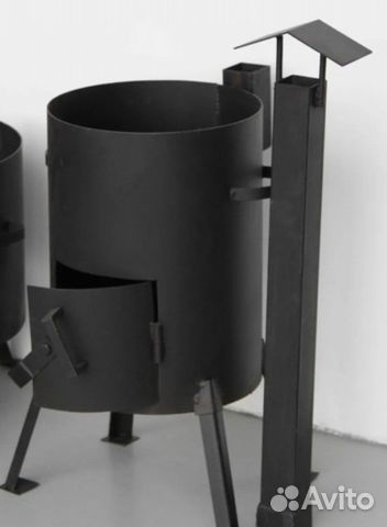 Печь 3 мм для казана чугунного 12л с трубой