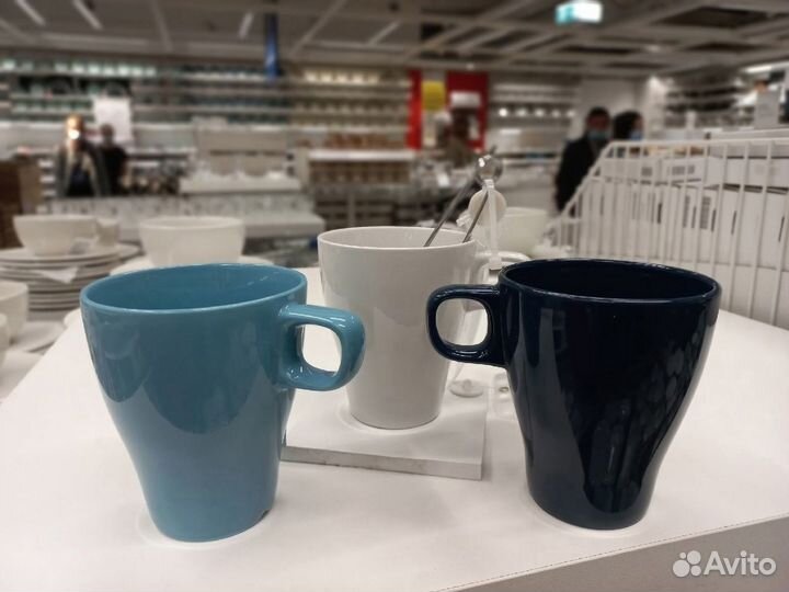 Набор кружек IKEA Фэргрик 250мл- 3шт