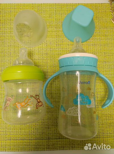 Посуда детская, бутылочки, ниблер, футляр соски