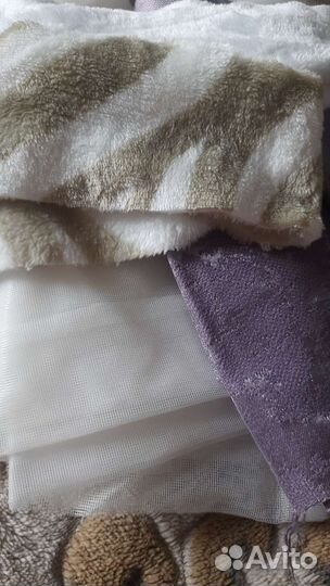 Ткани кусочки для рукоделия пакетом