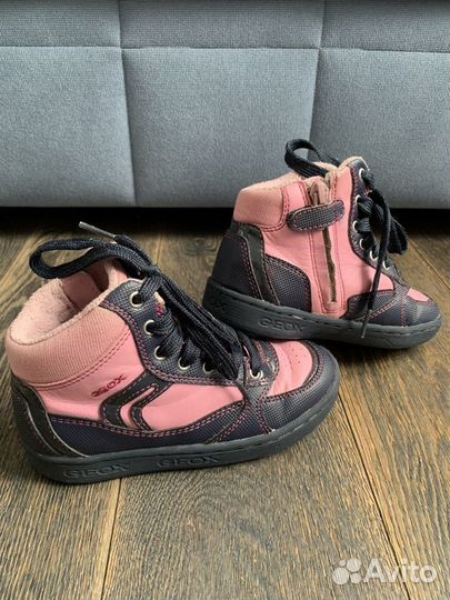 Демисезонные ботинки для девочки geox 28