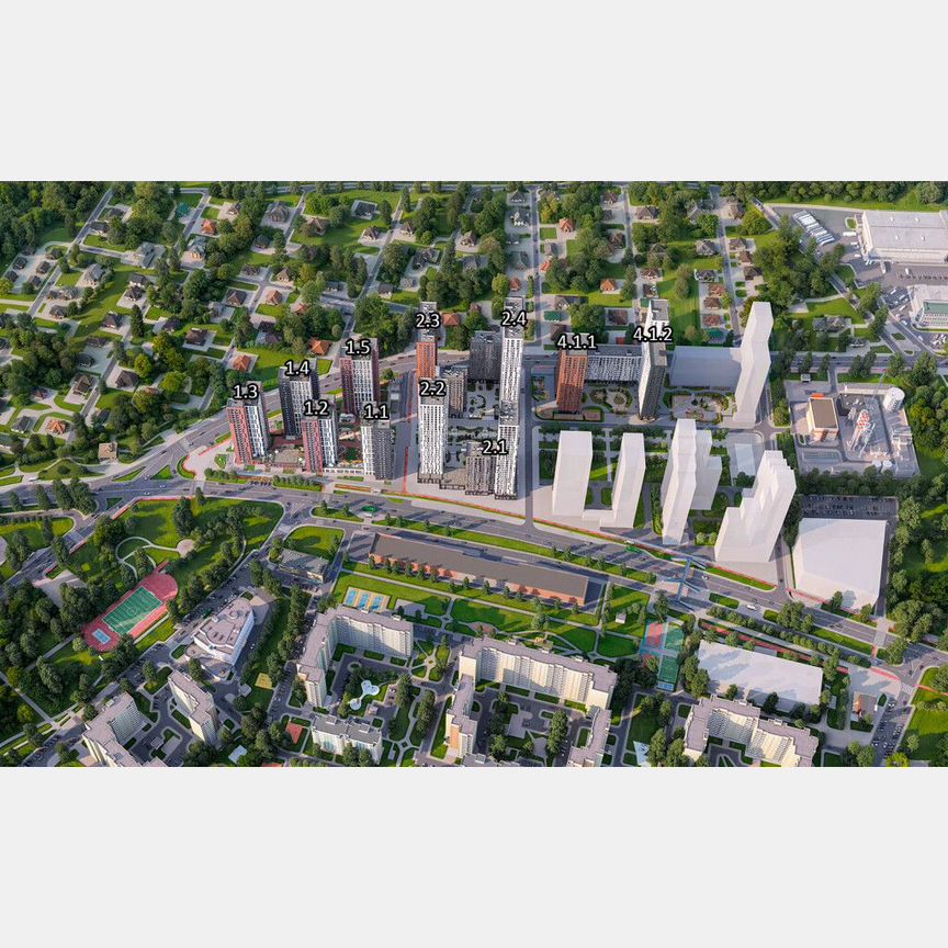 2-к. квартира, 66,9 м², 27/30 эт.