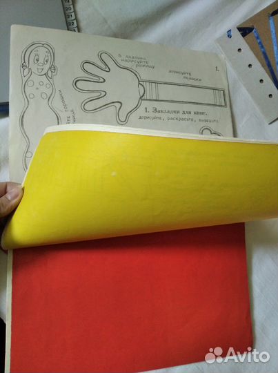 Нотная тетрадь, папка, обложка, поделки из бумаги