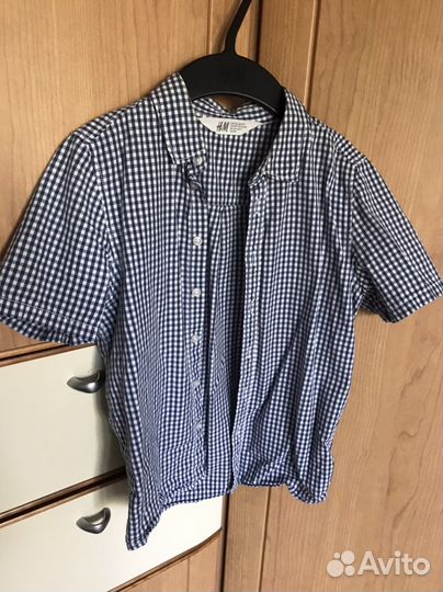 Рубашка для мальчика 8-9 лет H&M