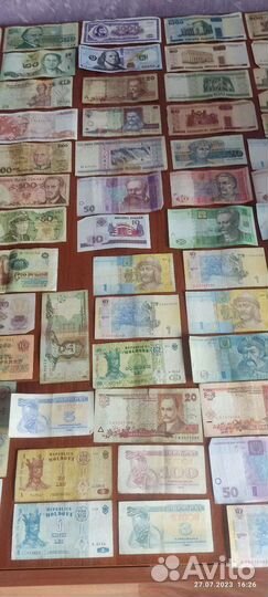 Купюры разных стран