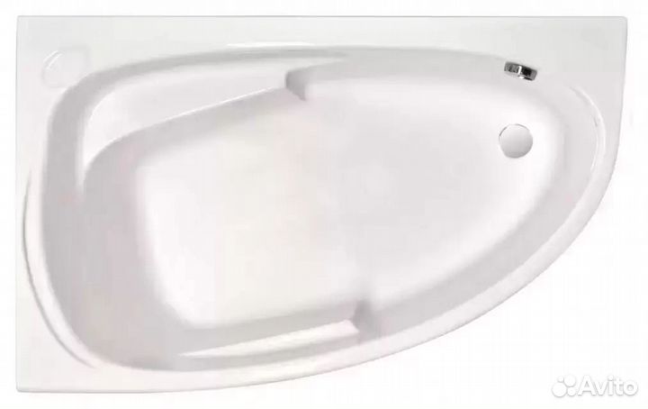 Ванна асимметричная joanna 160x95 левая cersanit