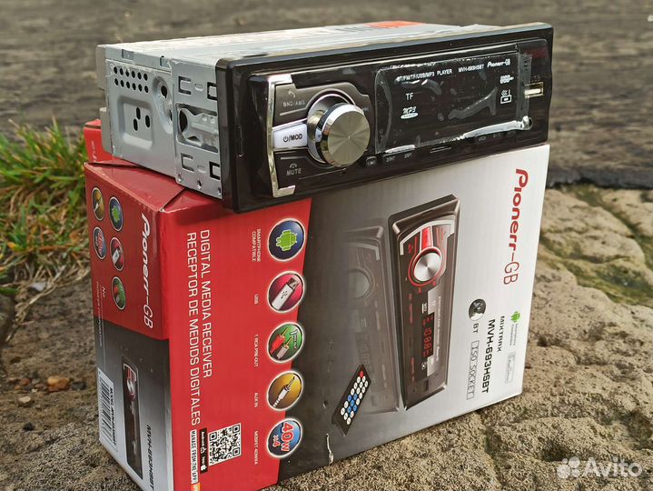 Автомагнитола Pioneer с bluetooth