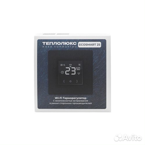 Терморегулятор Теплолюкс EcoSmart 25 черный