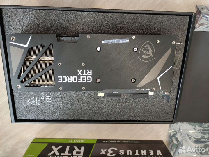 Видеокарта msi rtx 3070ti