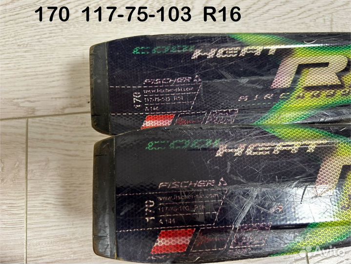 Горные лыжи Fischer RX Cool Heat 170 см 117-75-103