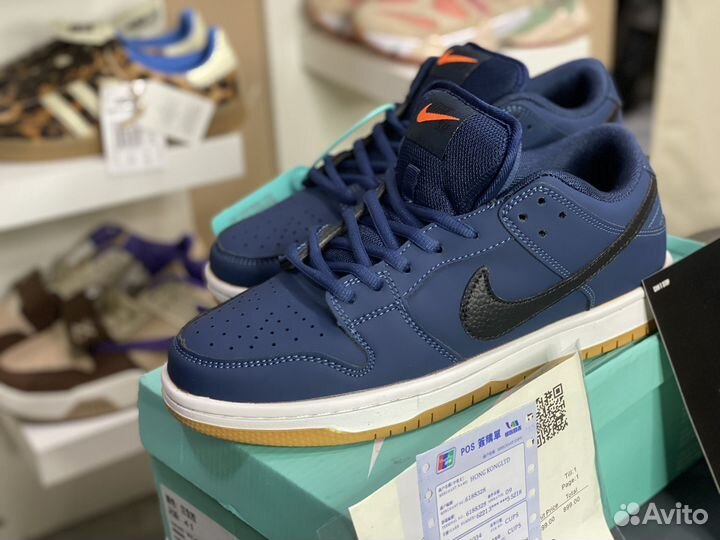 Кроссовки nike sb dunk blue