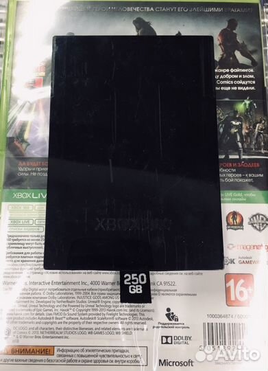 Жесткий диск 250, 500 Gb для xbox 360 оригинальный