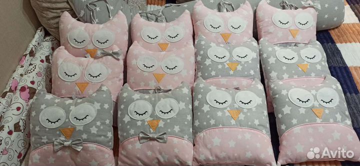 Бортики в кроватку