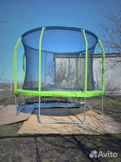 Батут 10 ft/3O5 см, blue/синий вceпогодный