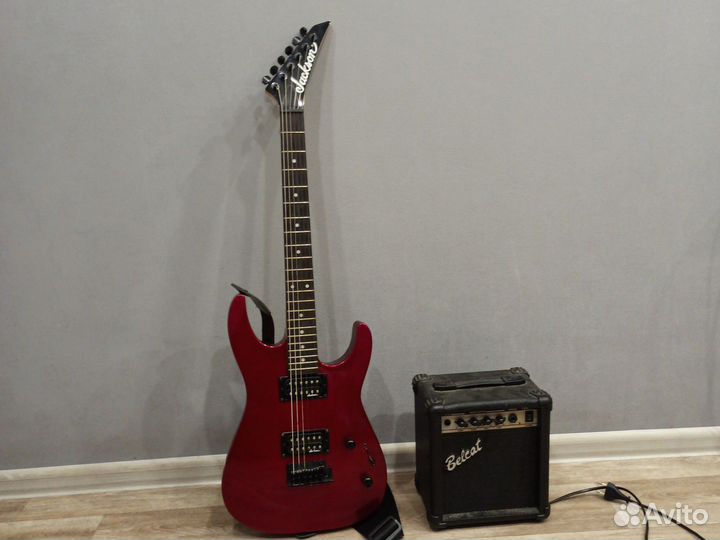 Электро гитара Jackson с комбиком