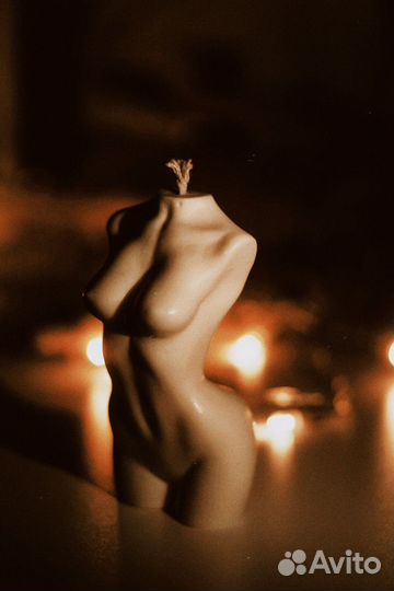 Ароматическая свеча ручной работы