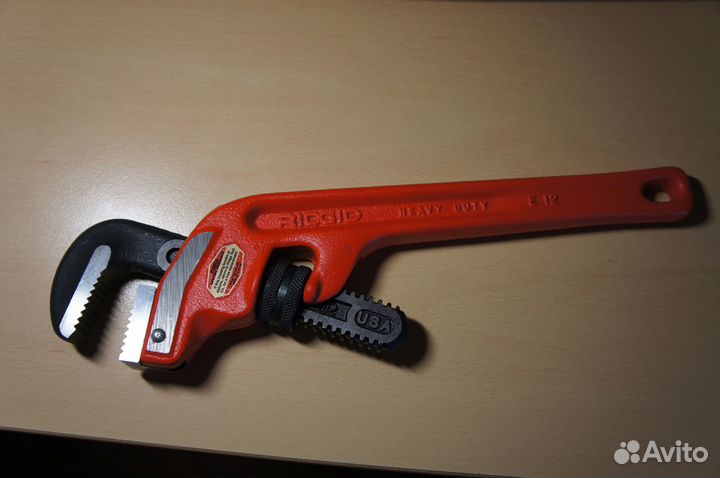 Концевой трубный ключ ridgid Е-12 made in USA