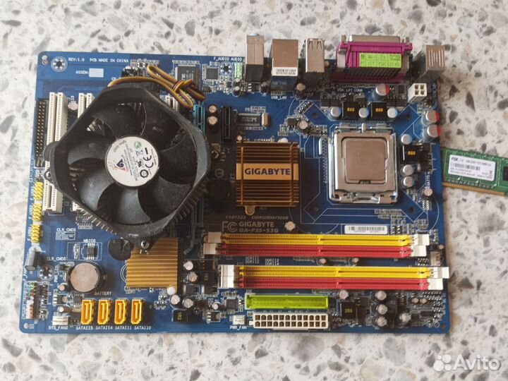 Материнская плата с процессором intel core 2 duo