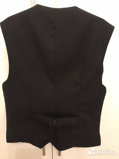 Жилет черный школьный для мальчика