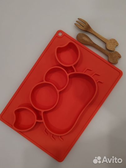 Силиконовая тарелка детская