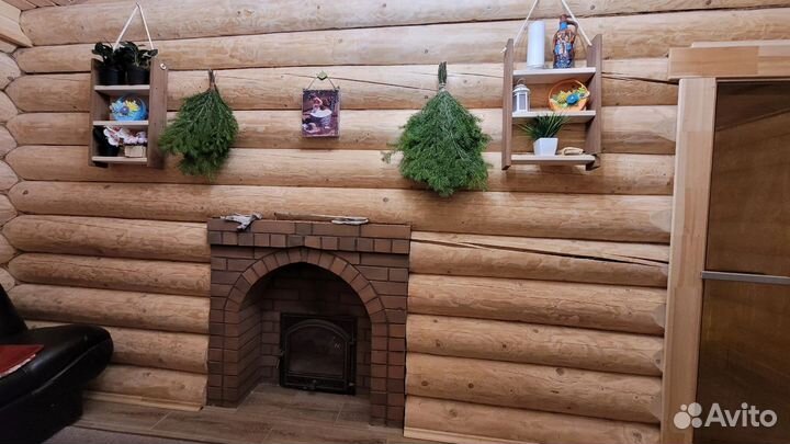 Семейная баня на дровах