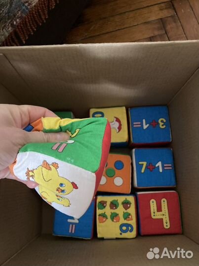 Кубики мягкие