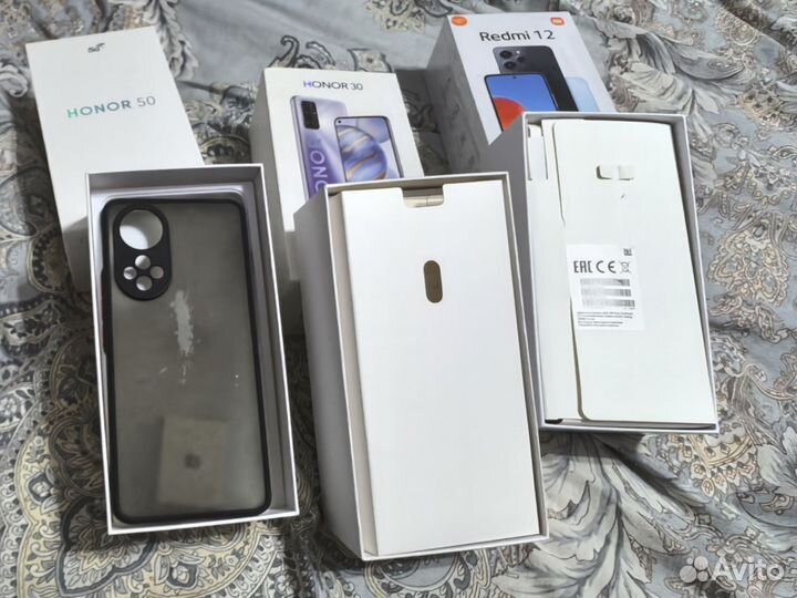 Коробка от телефона honor 30 honor 50 redmi 12