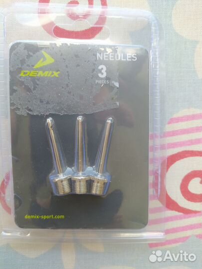 Иглы для накачивания мячей. 3 шт