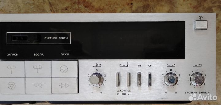 Дека кассетная Яуза мп - 221 - 1С под пломбами