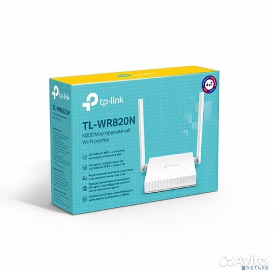 TP-Link TL-WR820N Многорежимный роутер Wi-Fi N300