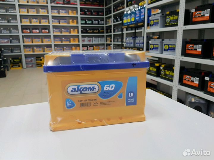 Аккумулятор низкий LB 60Ач на FF2, Astra J