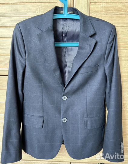 Пиджак школьный для мальчика 152