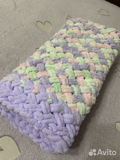 Плед на заказ из Ализе Пуффи ручная работа