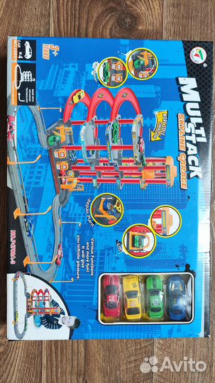 Игровой набор -Парковка Multi Stack + подарок лото