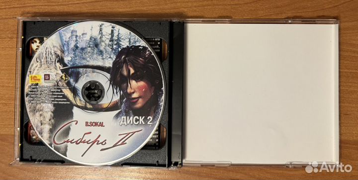 Игра Сибирь ll на двух дисках для PC