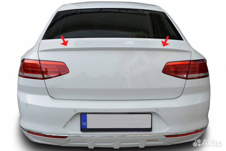 Спойлер анатомичный Volkswagen Passat B8 2015-нв