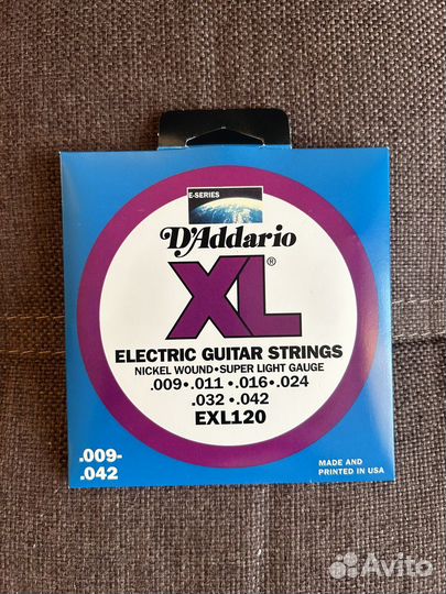 Струны для электрогитары Daddario XL