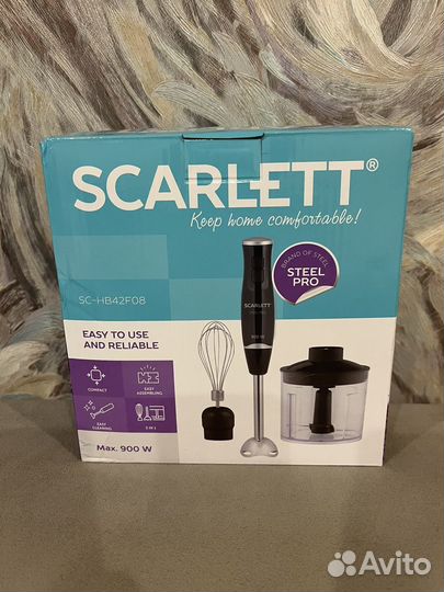 Новый погружной блендер scarlett
