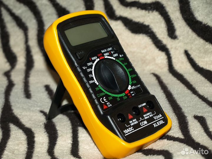 Мультиметр цифровой с подсветкой