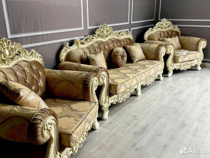 Диван с креслами Корона