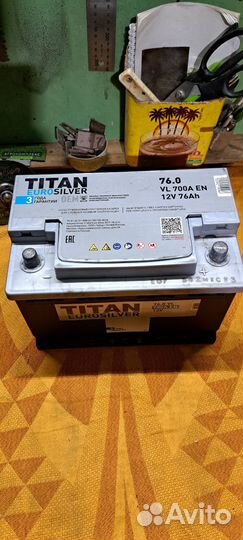 Аккумулятор бу Titan evro silver