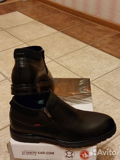 Ботинки новые натуральная кожа 45раз