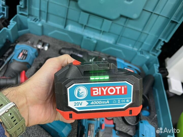 Набор Болгарка Шуруповерт Перфоратор 3в1 biyoti