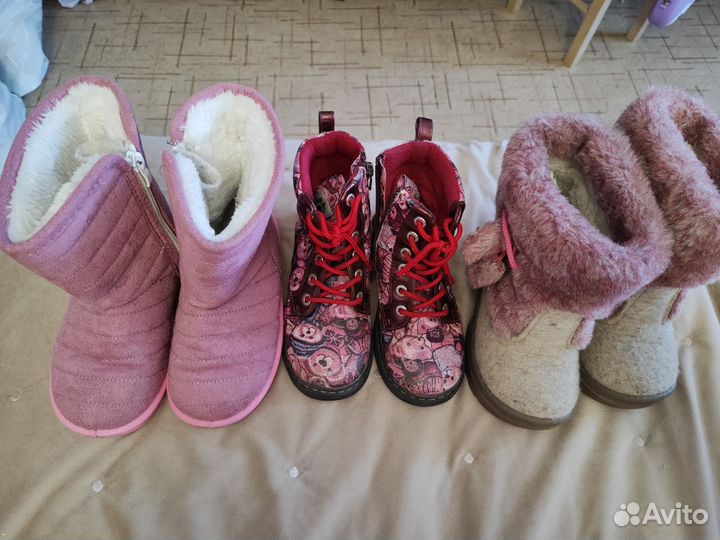Обувь пакетом,на девочку 28-30 размер