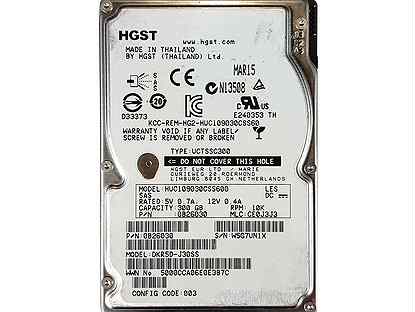 HDD 3,5”(LFF) 300GB hgst HUC109030CSS600 10k SAS