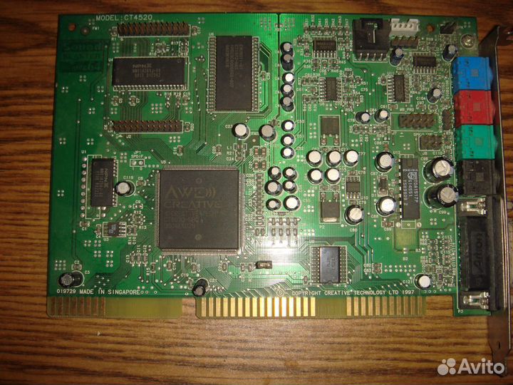 Creative Sound Blaster AWE64 CT4520 звуковая карта