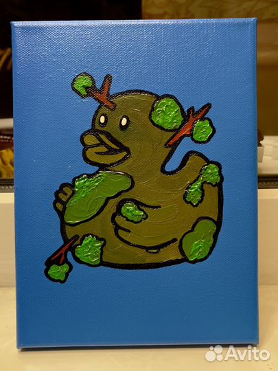 Картина маслом на холсте 18/24 коллекция duck 99