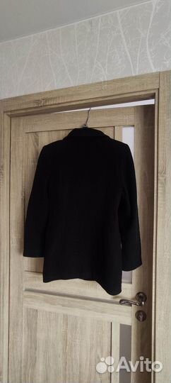 Пальто Куртка Плащ Полупальто 42 44 Драп Кожа