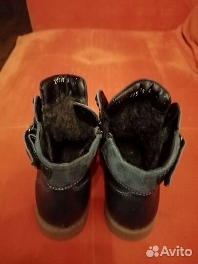 Ботинки зимние детские размер 35